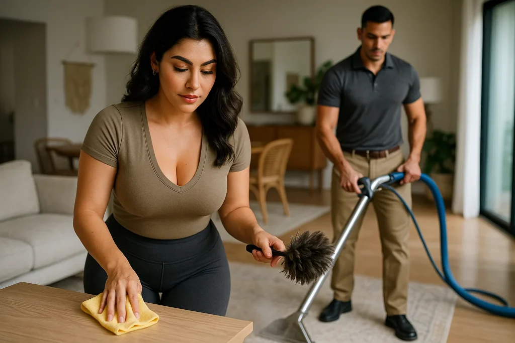 cleaning pair two